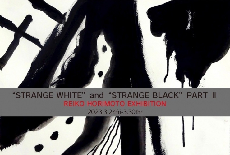 堀本玲子展「奇妙な白」と「奇妙な黒」PART2