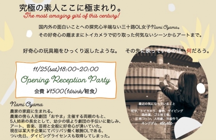 nami oyama の なんたらかんたら展