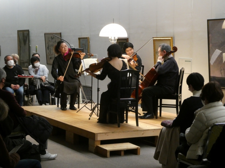直方谷尾美術館 第54回室内楽定期演奏会 福岡発弦楽四重奏団 育成プロジェクト3