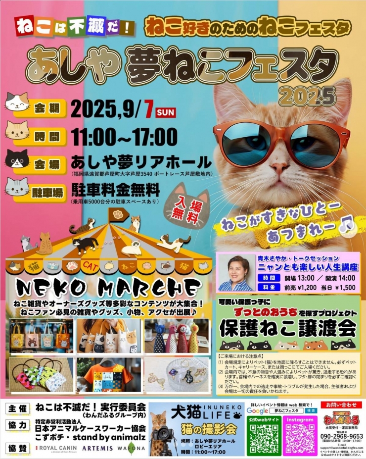 青木さやか・トークセッション ～ニャンとも楽しい人生講座～