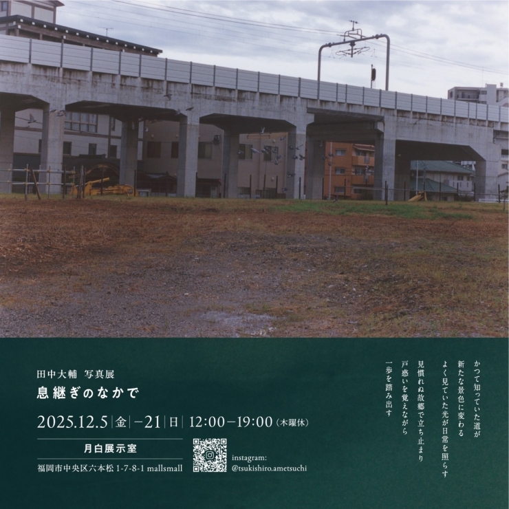 田中大輔 写真展 息継ぎのなかで