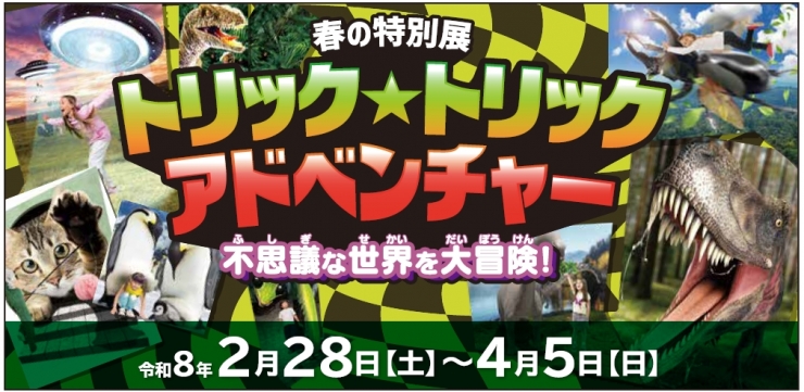 春の特別展「トリック☆トリック アドベンチャー～不思議な世界を大冒険!～」