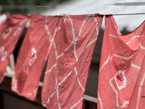 日の丸を初めて染めた!?筑前茜染PR展