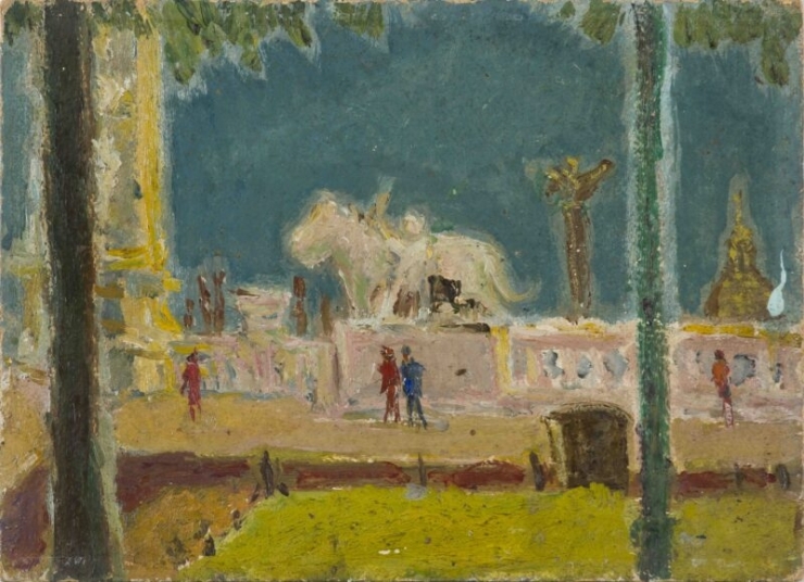 コレクション展 境野一之 ヨーロッパの風景画