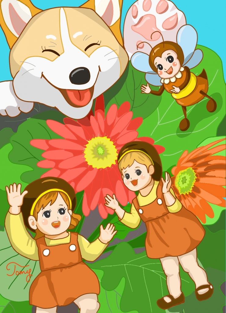 ワクワクどうぶつのイラスト展