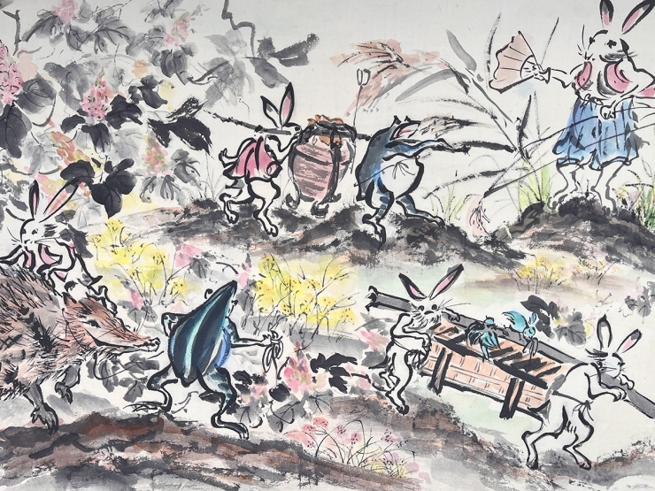 暮らしを遊ぶ 田中真木 山崎玖美子  里山のしつらいと和みの絵画