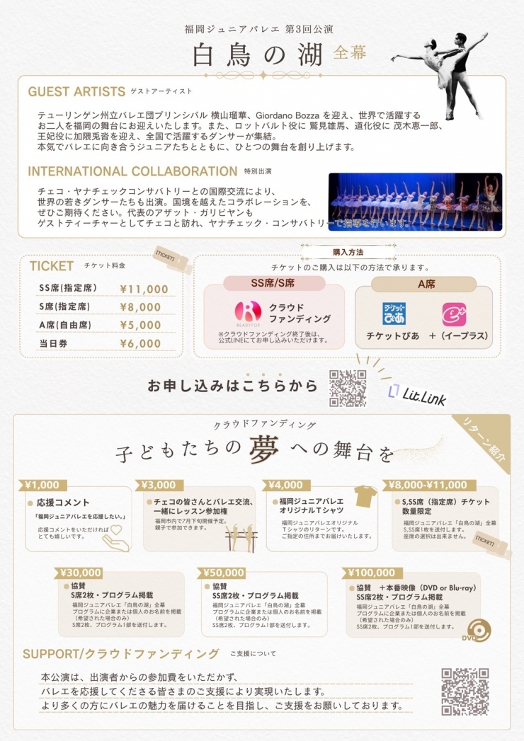 バレエ「白鳥の湖」全幕